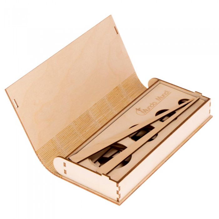 Wooden traning set The Bigger and The Smaller  with the box