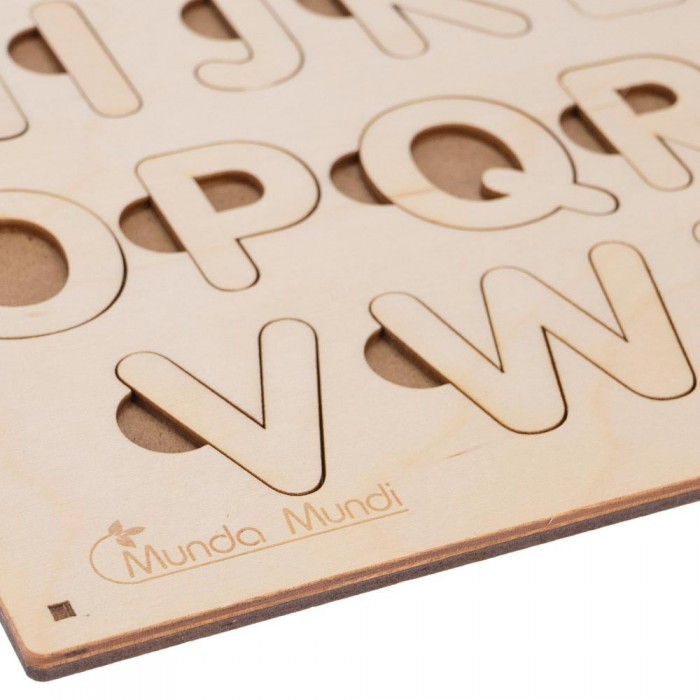 English Alphabet, wooden puzzle
