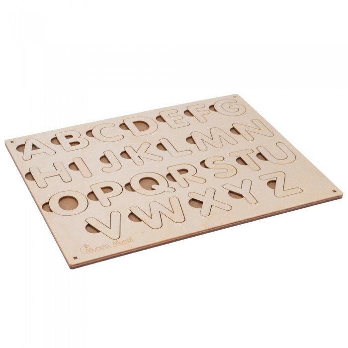 English Alphabet, wooden puzzle