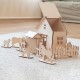 EU Programs - Toy farm with animals, wooden 3D set 3  - MundaMundi 
