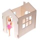 Играчки за момиче - Дървена къща за кукли Барби 1  - MundaMundi 