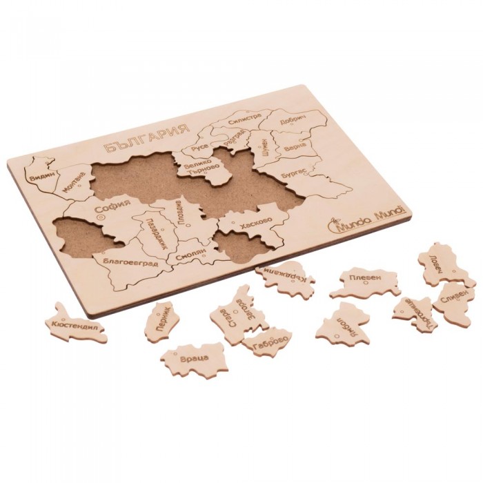 Wooden puzzle Map of Bulgaria #2