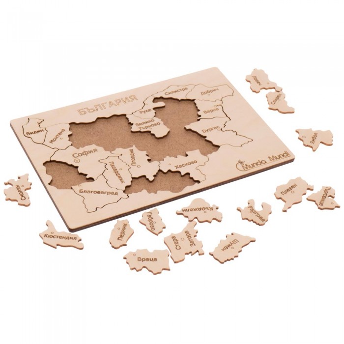 Wooden puzzle Map of Bulgaria #2