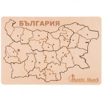 Wooden puzzle Map of Bulgaria #3