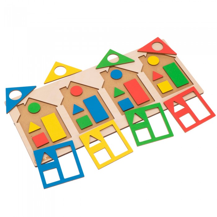 Montessori sorter Houses