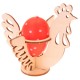  Подаръци и сувенири - Поставка за Великденско яйце Кокошка 1  - MundaMundi 