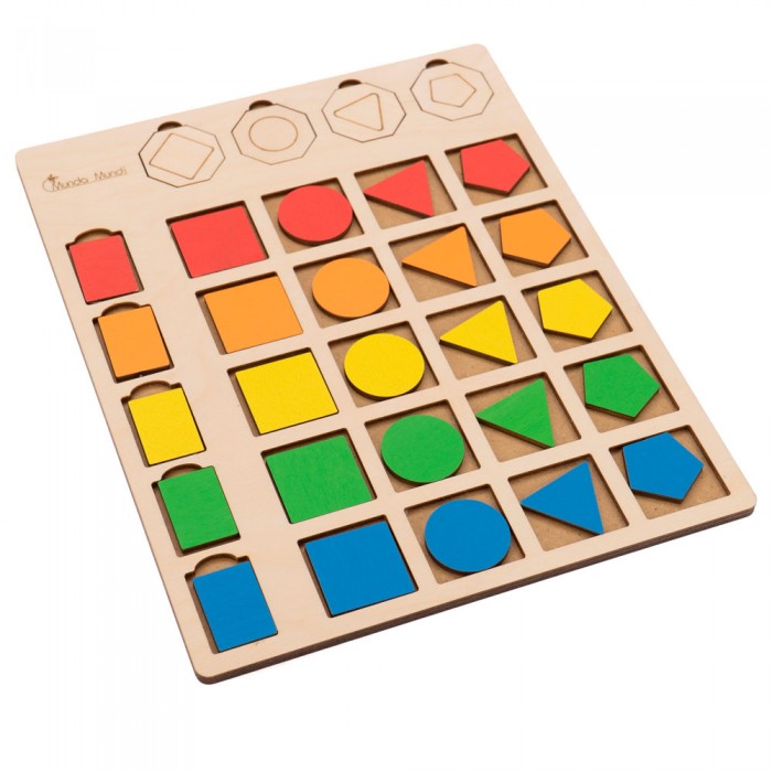Shape and color matching sorter 
