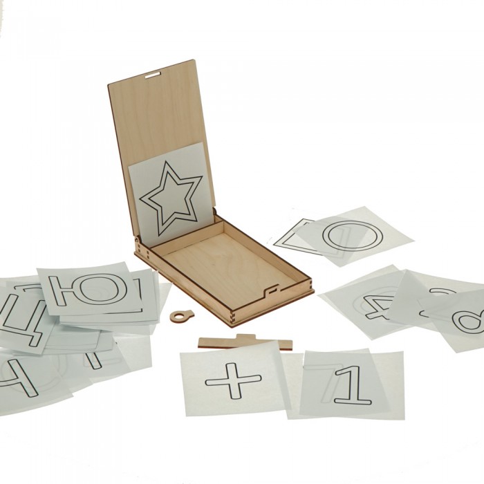 Box for drawing with sand