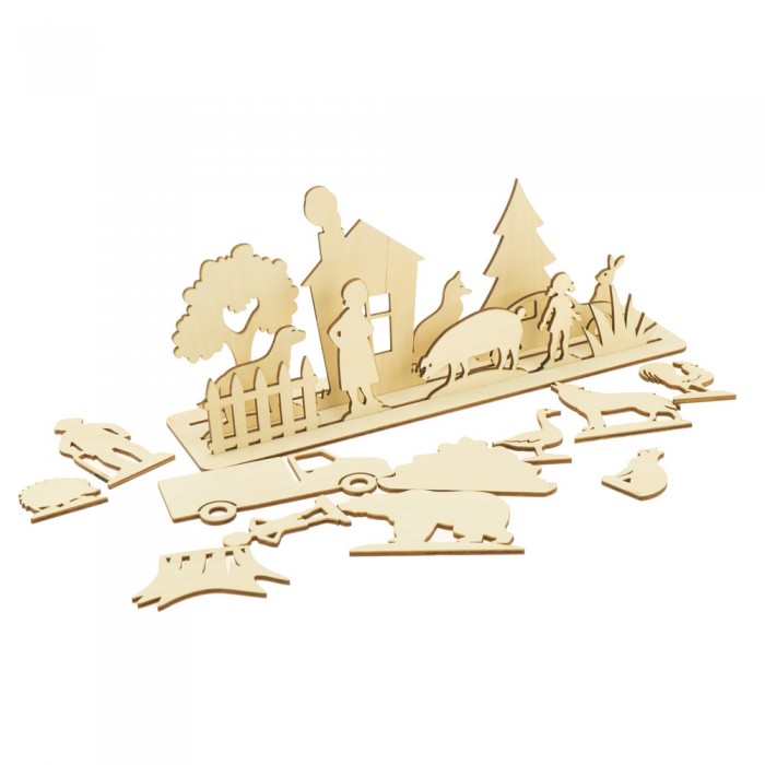 Град на предлозите - Дървена игра за речево развитие
