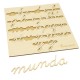  Да научим буквите - Дървен пъзел английска азбука ръкописна 1  - MundaMundi 