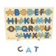  Проекти от МОН - Цветен дървен пъзел английска азбука, големи букви 1  - MundaMundi 