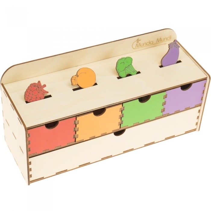 Montessori sorter puzzle Vegetables and Fruits