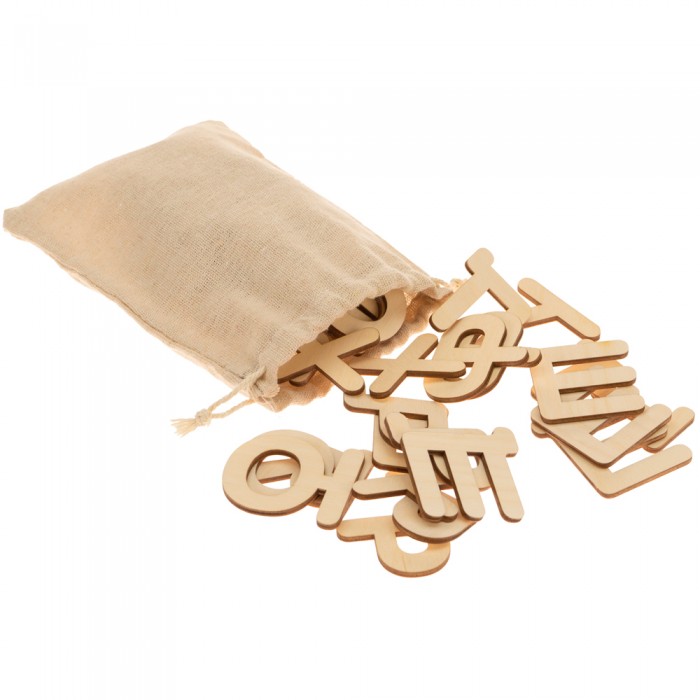 Wooden letters, bulgarian language