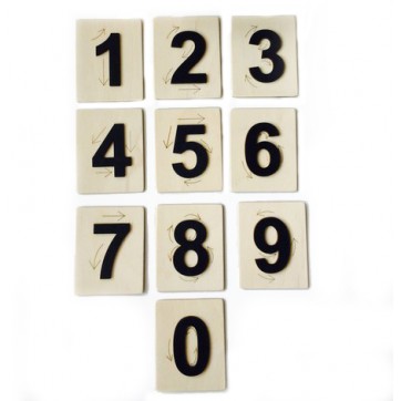 Numbers for chalk