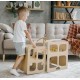 Обзавеждане за детска стая - Детско столче куб с малка маса Монтесори 3  - MundaMundi 