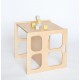  Обзавеждане за детска стая - Детско столче куб с малка маса Монтесори 2  - MundaMundi 