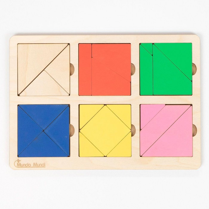 Build-a square puzzle Nikitin square Level 1
