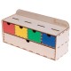 EU Programs - Shape and color sorting drop drawer box set, Montessori ‘Magic Drawer’ 4  - MundaMundi 