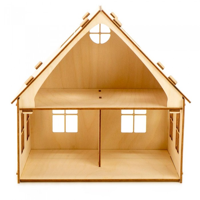 Дървена Къща за играчки Пролет