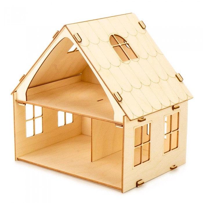 Дървена Къща за играчки Пролет