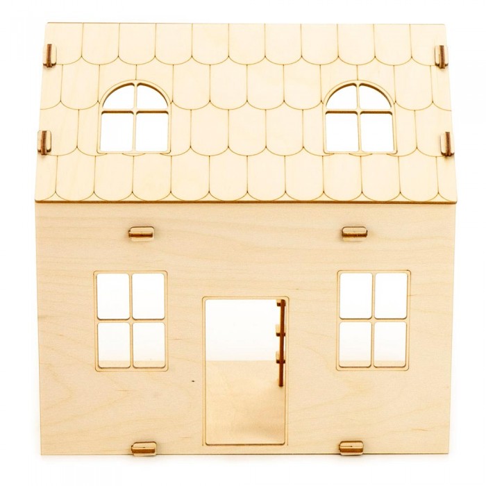 Дървена Къща за кукли Лято