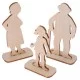  Творчески комплекти - Дървени фигурки Семейство 8  - MundaMundi 